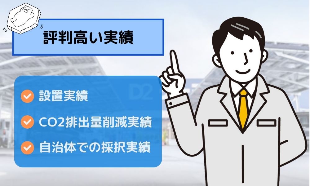 しろくま電力の評判高い実績