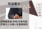 司法書士とは?難易度/年収/仕事内容/弁護士との違いを徹底解説