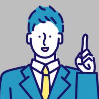 説明する男性担当者