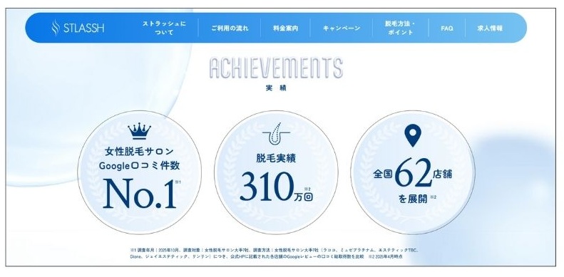 ストラッシュの公式サイト