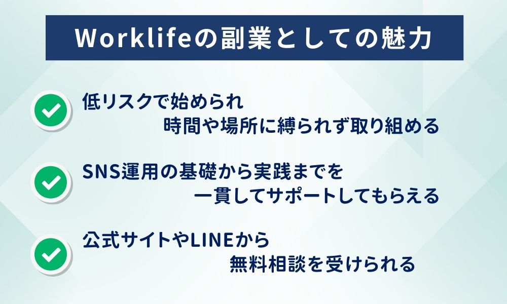 Worklife(ワークライフ)の副業としての魅力