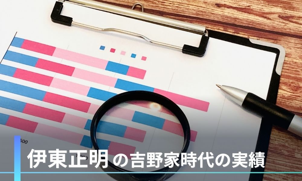 伊東正明の吉野家時代の実績